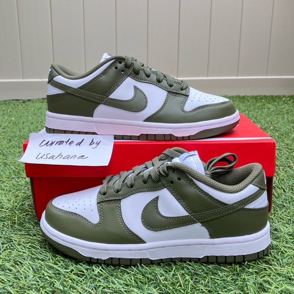 Nike Shoes - Nike Dunk low medium olive green shoes